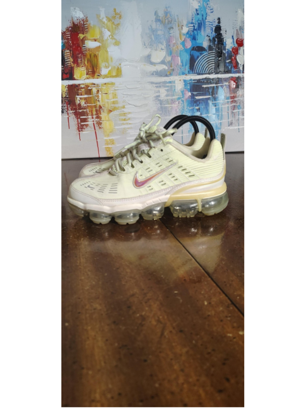 Nike Air VaporMax 360 Shoes Womens Size 8 Yellow Volt Sneakers CQ4538-700